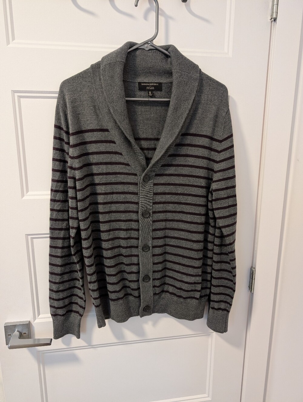 Banana Republic/Men's Merino Wool Cardigan Sweater Sz M
